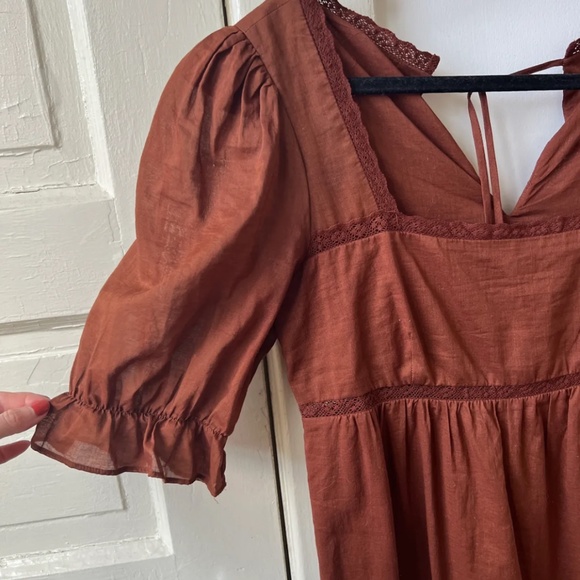 Bekkah Crocheted Lace Maxi Dress Reformation - Picture 5 of 6